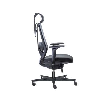 Preview: Ergonomischer Bürodrehstuhl Mesh 6 mit Kopfstütze