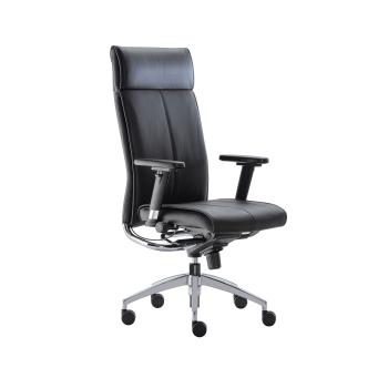 Preview: Ergonomischer Lederdrehsessel Modell TOP